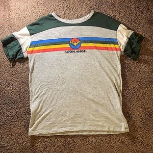 L(11-13) captain marvel shirt